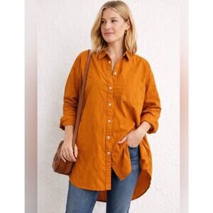 Anthropologie Maeve Bennet button-down shirt